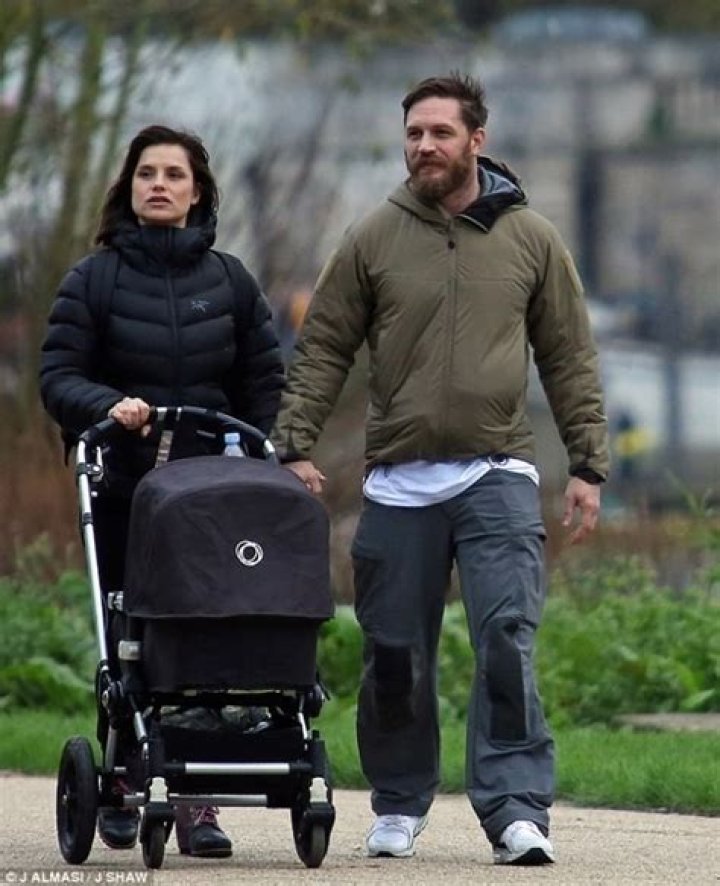 Tom Hardy baby with wife Charlotte Riley, just weeks after
