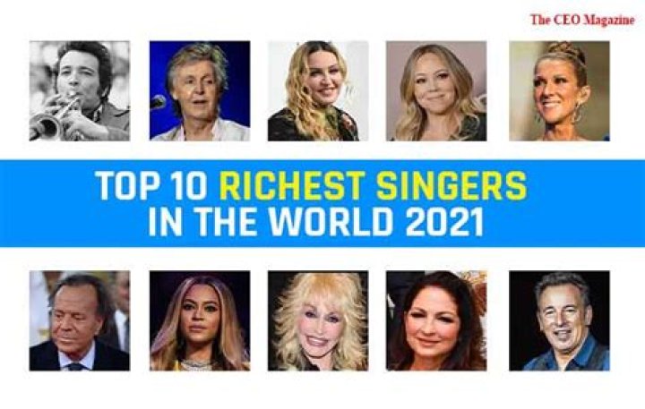 Top 10 Richest Singers In The World 2000 2022 Smart Ranking Charts