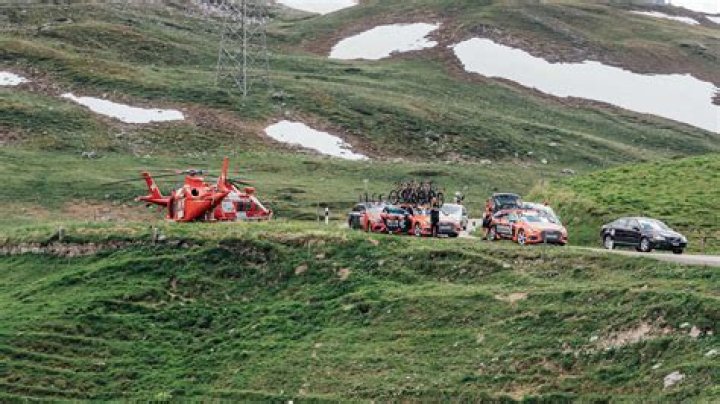 Top cyclist airlifted to hospital after horror crash left him