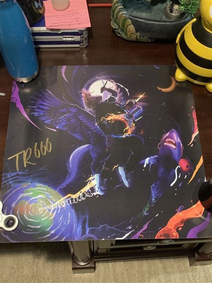 Trippie Redd Signed Trippie Redd Poster Grailed