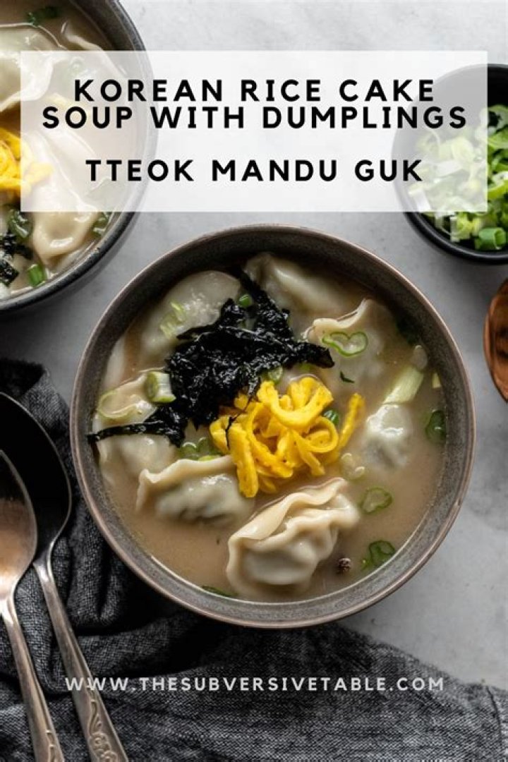 Tteok Mandu Guk (Korean Rice Cake Dumpling Soup) 떡 만두국 &mdash; ahnest kitchen