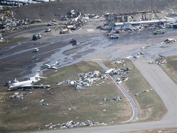 Tune Airport devastated as tornadoes strike Nashville area AOPA