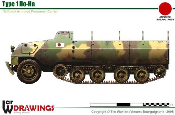 Type 1 HoHa halftrack (Japanese)