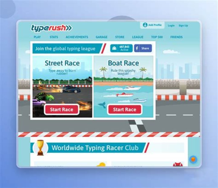 Typerush from typing master Awesome game for typist(2) Sparking