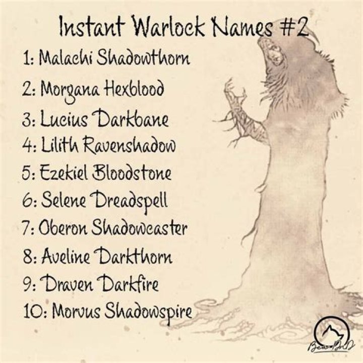 Unleash The Magic Of Hilarious Warlock Names