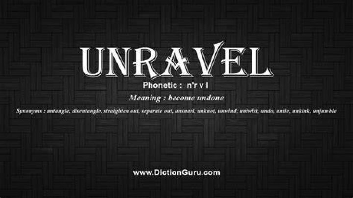 Unravel Meaning with Examples YouTube