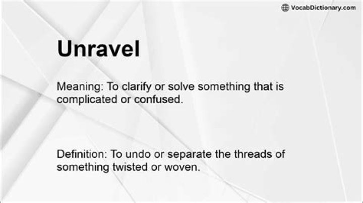 Unravel Meaning