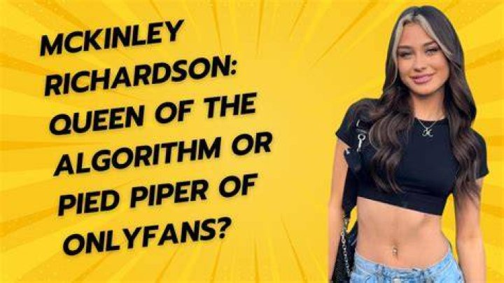 Unraveling The Mystery Of McKinley Richardson Leaked Of