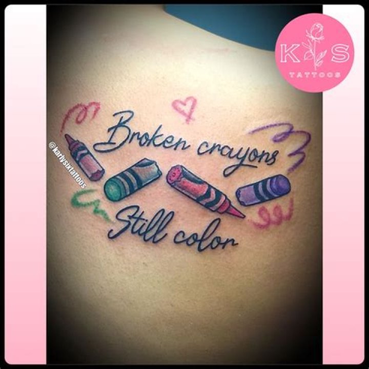 Unveiling The Resilience And Beauty Of "Broken Crayons Still Color" Tattoos