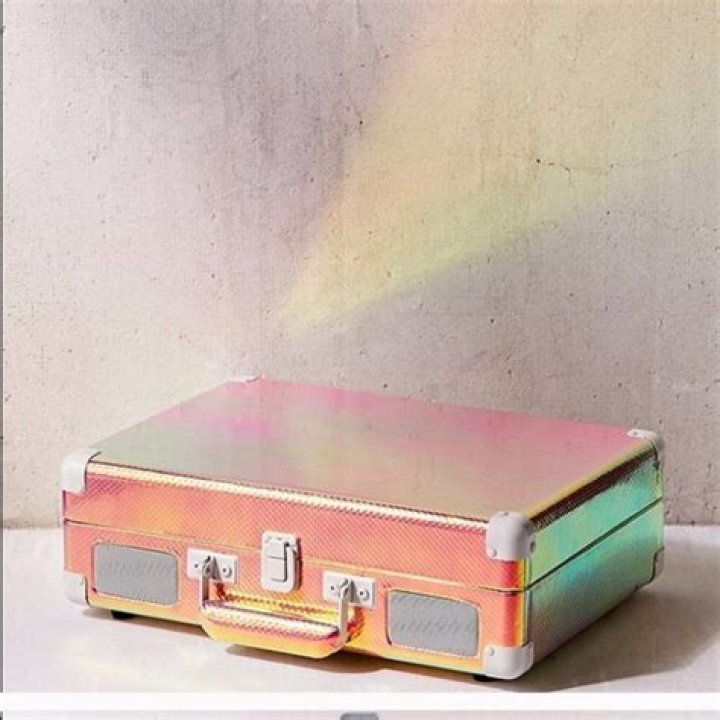 UO CROSLEY rainbow holographic cruiser record in 2020 Bluetooth