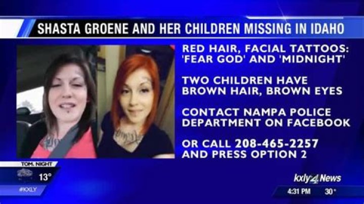 UPDATE Nampa Police say Shasta Groene and her two sons found safe