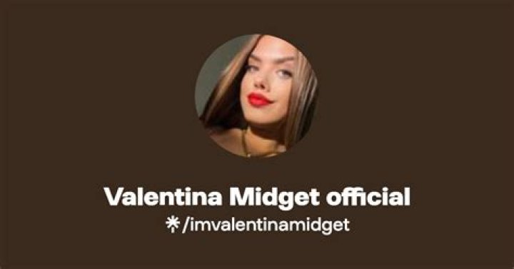 Valentina Midget, la mujer con enanismo que se hizo famosa en OnlyFans