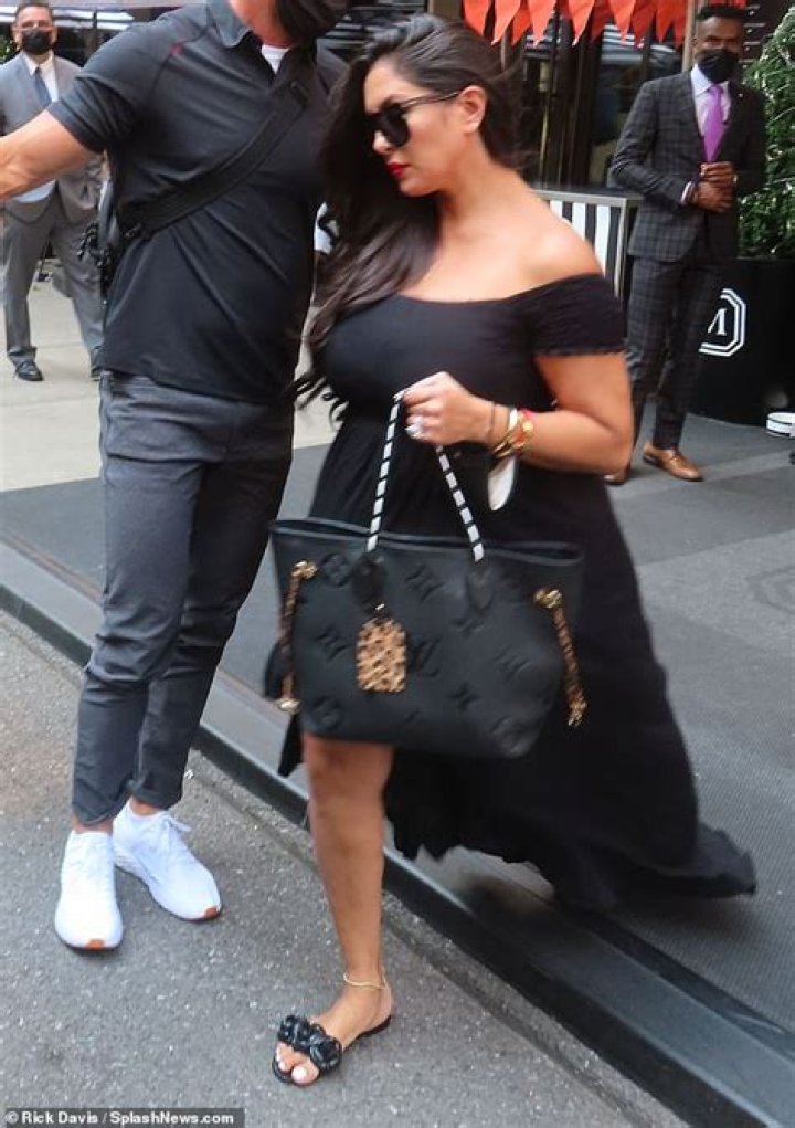 Vanessa Bryant stuns in black maxi dress as she steps out with