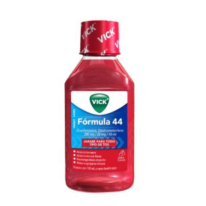 VICK FORMULA 44 ADULTOS Y NI&Ntilde;OS JARABE (120 ML) Farmacia502