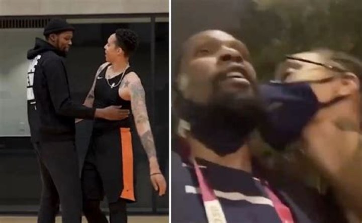 Video Brittney Griner Kissing Kevin Durant Goes Viral TMSPN