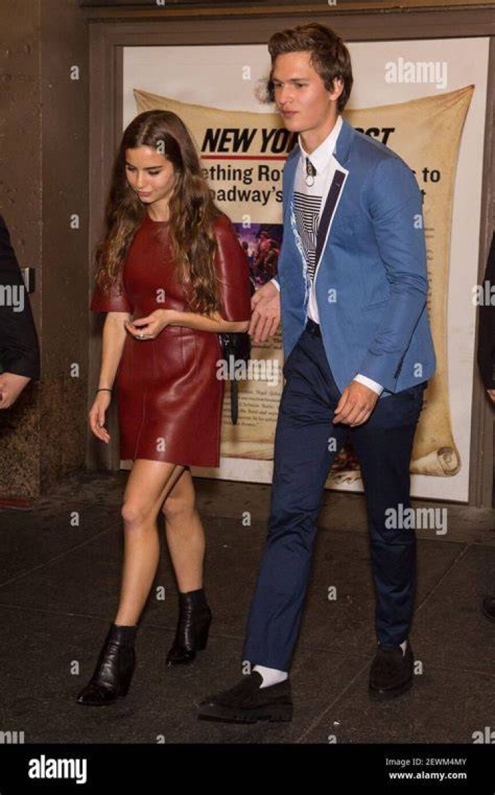Violetta Komyshan and Ansel Elgort Ansel Elgort And Violetta Komyshan