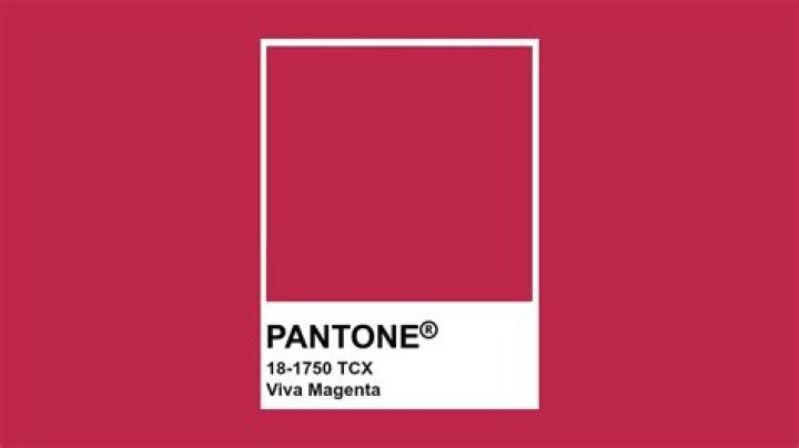 Viva Magenta Is Pantone's "Powerful and Empowering" Colour of the Year