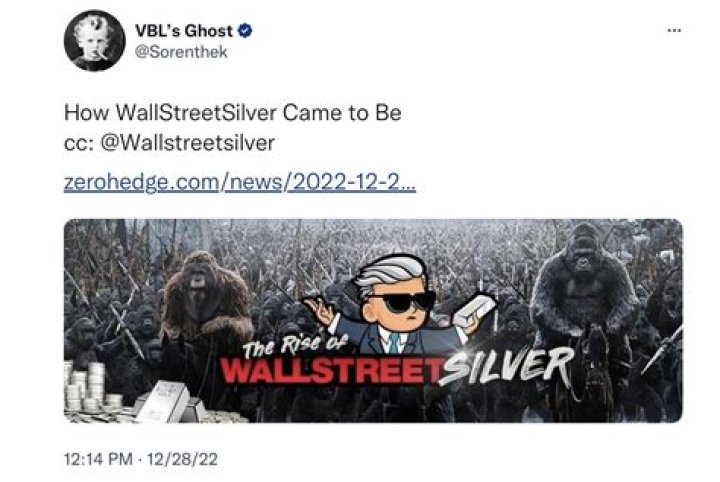 WallStreetSilver on Twitter has almost to 400,000 followers!! It&rsquo;s