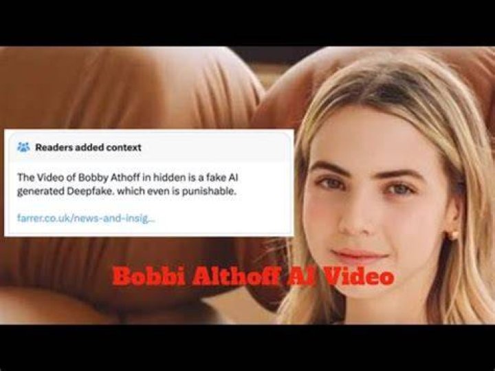 WATCH Bobbi Althoff Ai Video Leak Viral On Reddit and Twitter