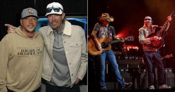 WATCH Country Icon Toby Keith Pops Up At Jason Aldean's Oklahoma