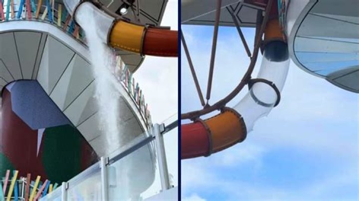 WATER SLIDE ACCIDENT AT GREAT WOLF LODGE INDOOR WATER PARK CAUSES PANIC