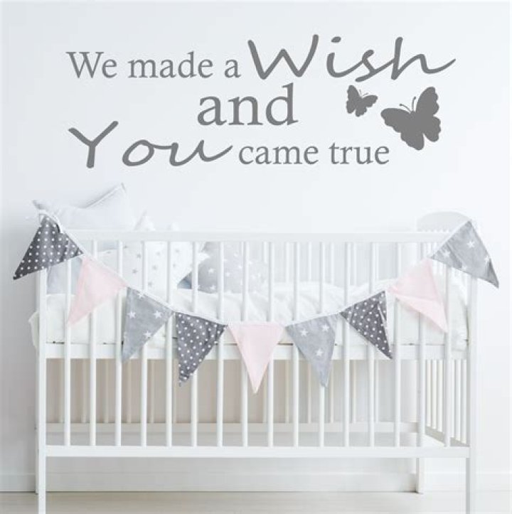 We Made A Wish And You Came TrueVinyl Nursery Wall by KGDESIGNS16