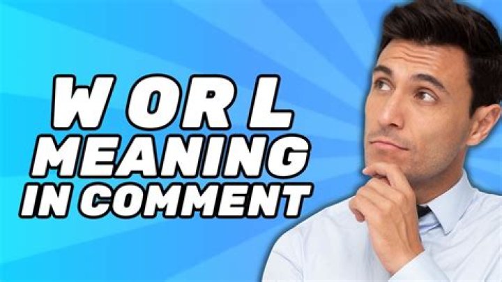 What does W or L Mean in Comments? YouTube