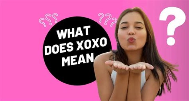 What Does Xoxo Mean In A Text Message Exemple de Texte