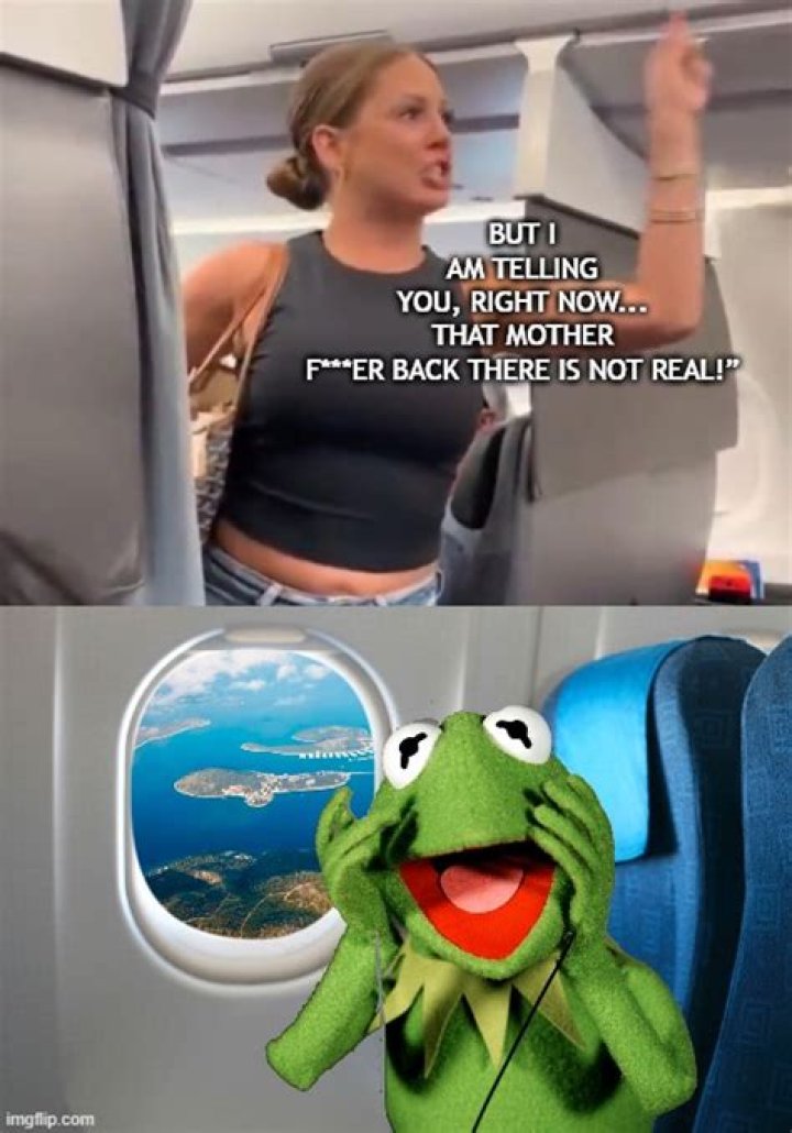 What she really saw. Imgflip