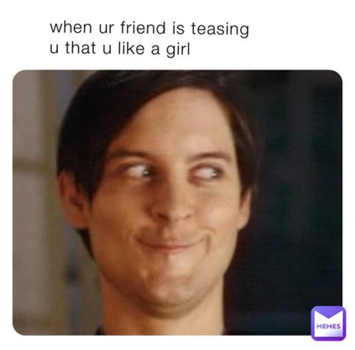 when ur friend is teasing u that u like a girl BLACKGACHA_CAT Memes