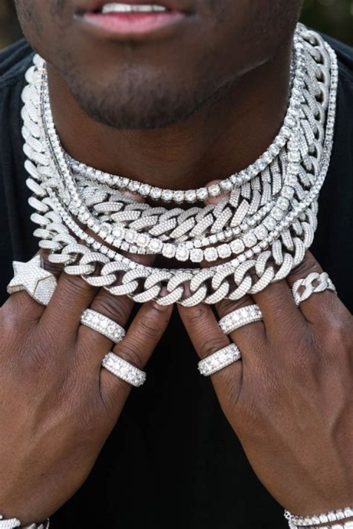 White Gold Rings Rapper jewelry, Streetwear jewelry, Hip hop jewelry