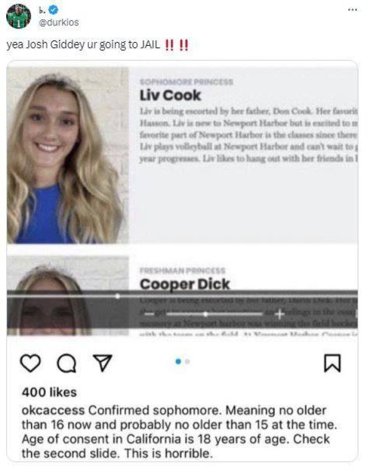 Who Is Livv Cook? Damning Pictures Suggest Josh Giddey Maintained A