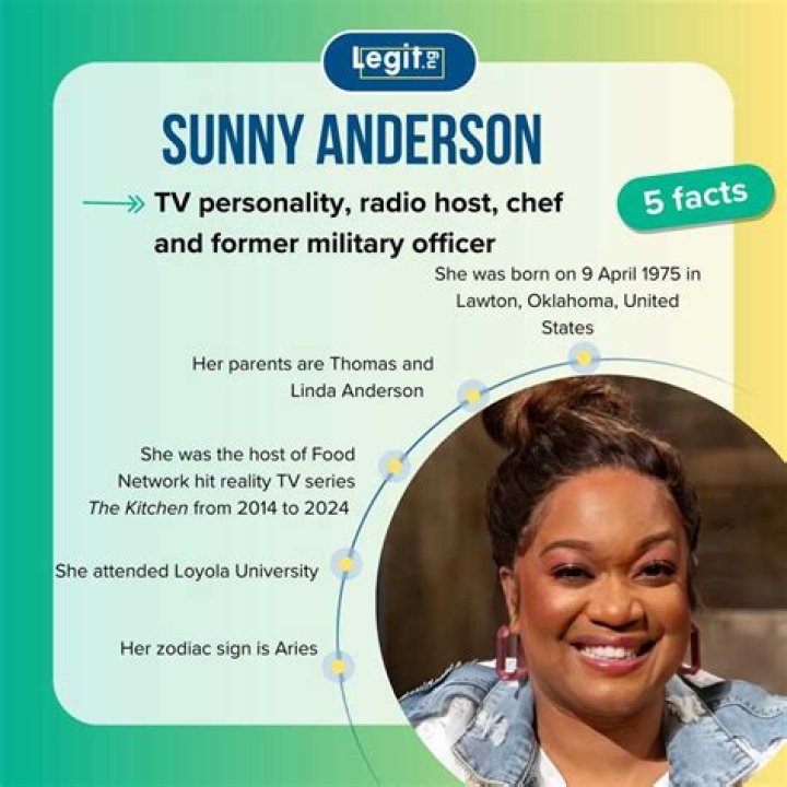 Who is Sunny Anderson? The US Sun