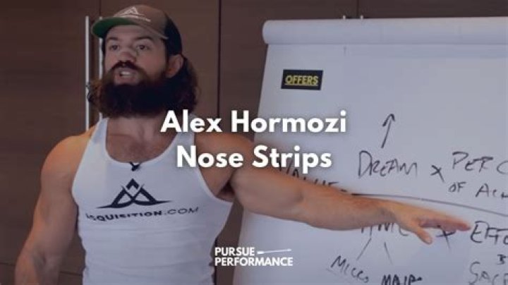 Why Does Alex Hormozi Wear Nose Strips?