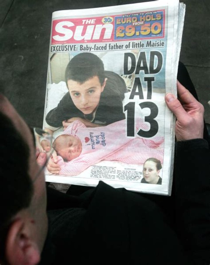Worlds youngest father just 13 MARAPOVA