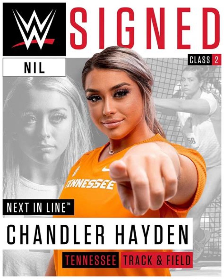 WWE NIL Athlete Chandler Hayden Dominantly Wins Hammer Throw At