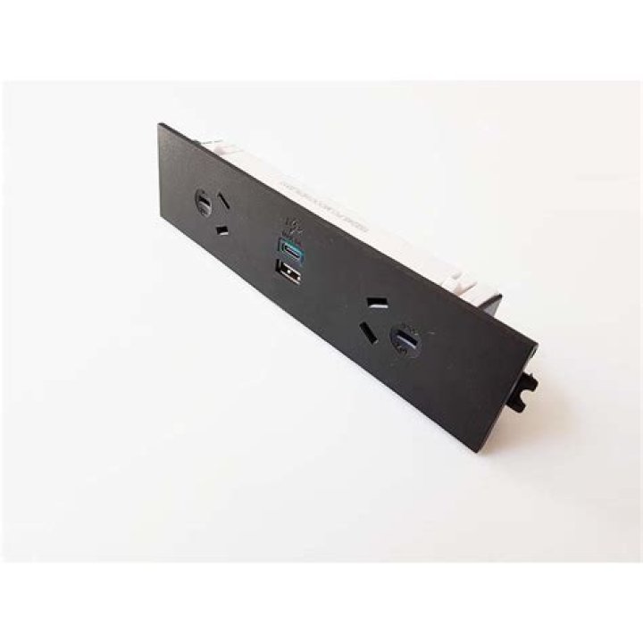 XYNERGY Below Desk Power Module (4 Power) Elevate Ergonomics