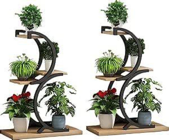 YAHAO Support De Porte Pots De Plante Fleurs &Eacute;tag&egrave;re &agrave; Fleurs/Support &agrave;
