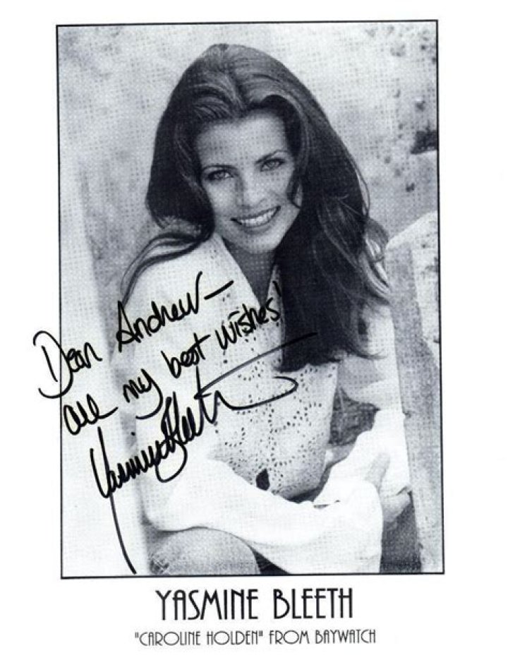 Yasmine Bleeth Signed 8x10 Photo W/ Hologram Coa Baywatch Etsy