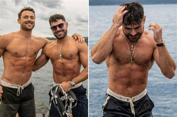 Zac Efron, 35, poses with his rarelyseen brother Dylan, 31, in new