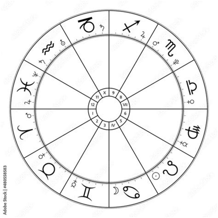 Zodiac Circle Illustration 427259 Vector Art at Vecteezy